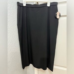 Dress Barn Classic Black Pencil Skirt